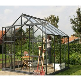 Skleník VITAVIA GARDEN URANUS 6700 čiré sklo 3 mm zelený