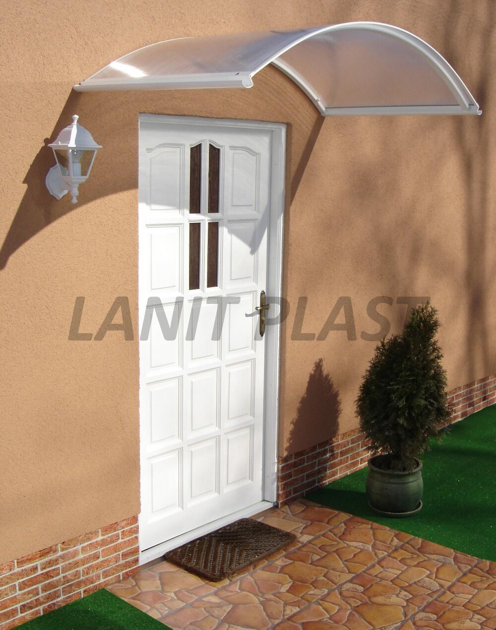 Vchodová stříška LANITPLAST ARCUS 160/70 bílá