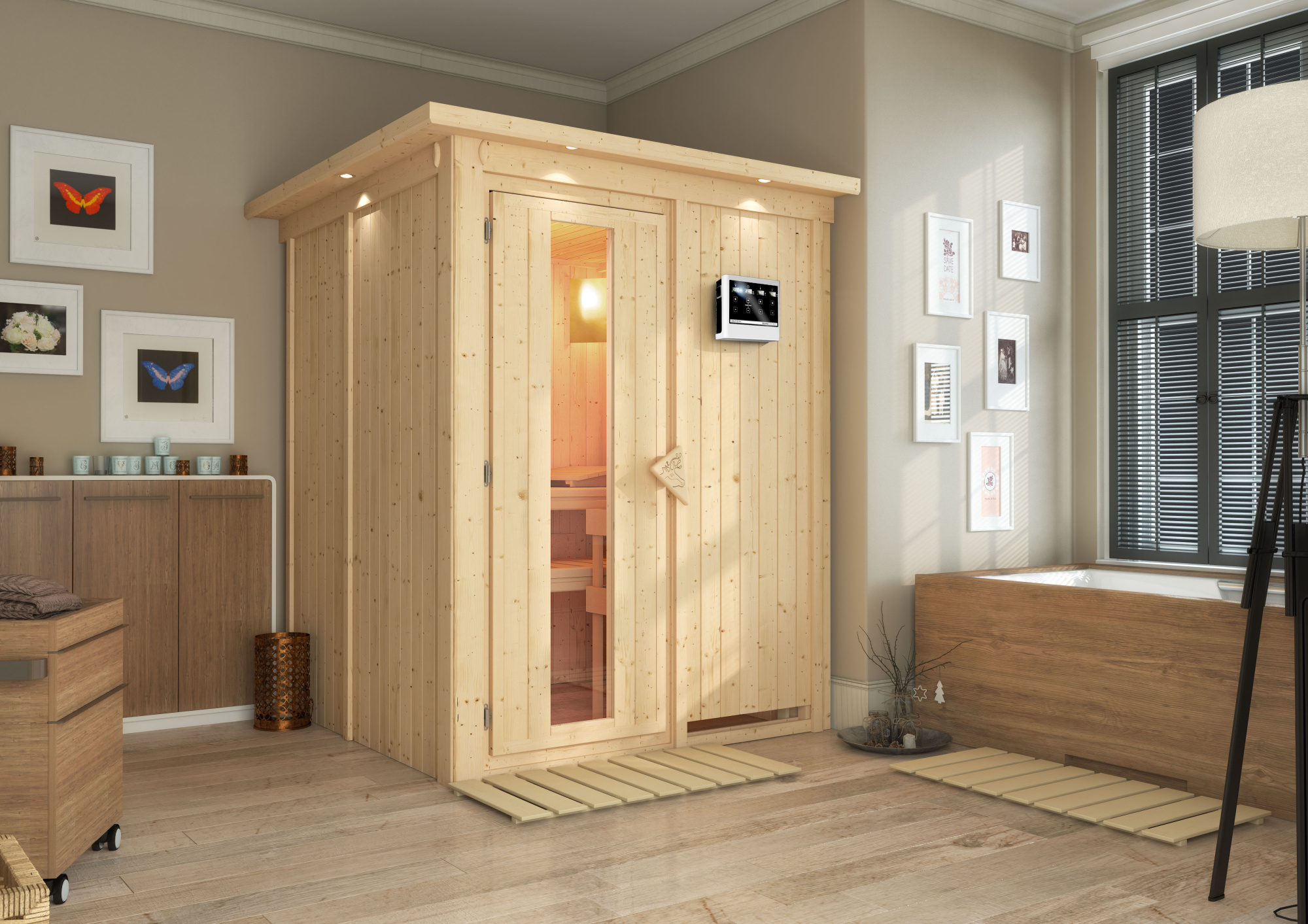 Finská sauna KARIBU NORIN (75588)