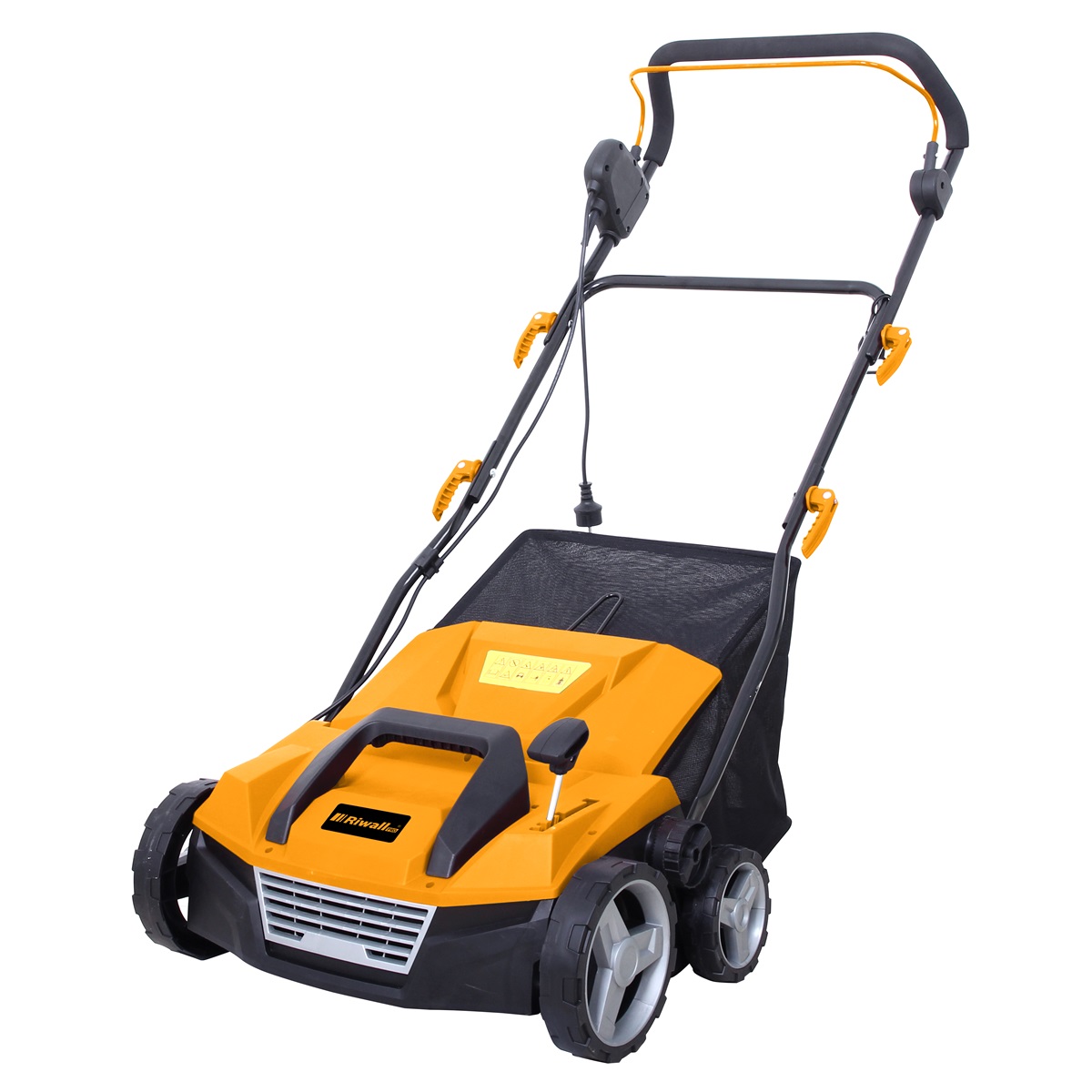 Travní provzdušňovač s elektrickým motorem combi 3 v 1 Riwall PRO REV 3816