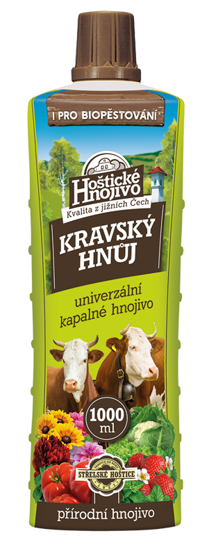 Hoštické hnojivo - kapalný kravský hnůj 1l FORESTINA