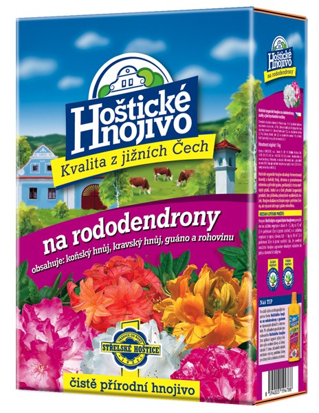 Hoštické hnojivo na rododendrony a azalky - čistě přírodní 1 kg FORESTINA