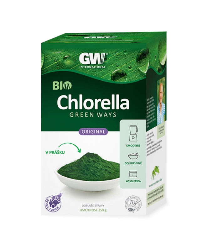 Green Ways Chlorella v prášku 350g BIO