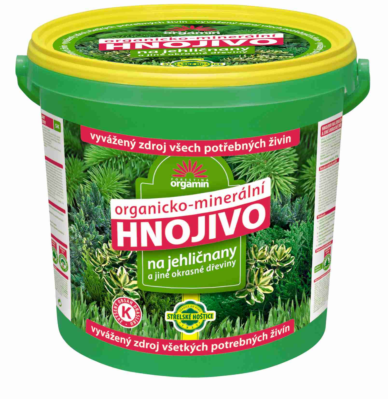 Hnojivo pro jehličnany a jiné okrasné dřeviny 25 kg Forestina