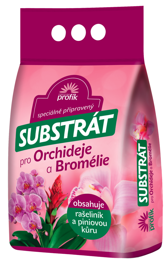Speciální substrát pro orchideje a bromélie Forestina PROFÍK 5 l